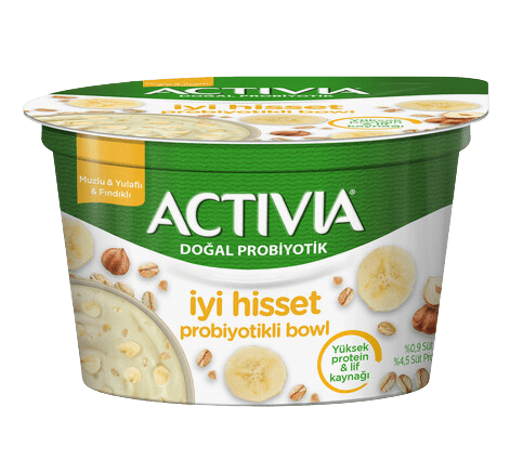 Activia Probiyotikli Bowl Muz&Yulaf&Fındık nin resmi