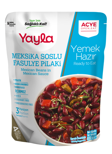 Yayla Meksika Soslu Pilaki 400 Gr nin resmi