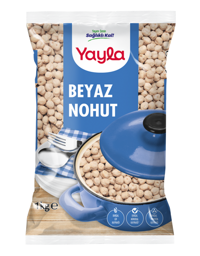 Yayla Beyaz Kabak Nohut 1 Kg nin resmi