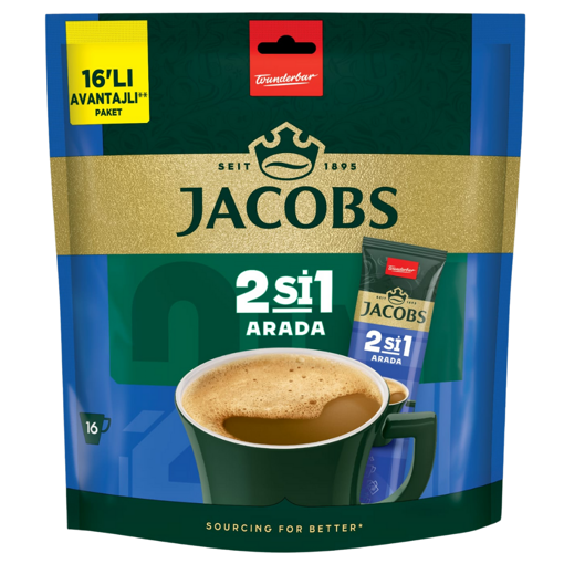 Jacobs 2'si 1 Arada 16'lı Paket nin resmi