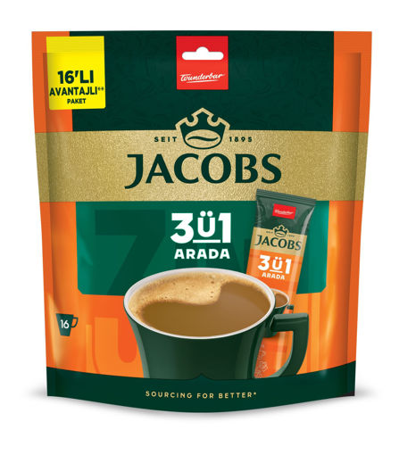 Jacobs 3'ü 1 Arada 16'lı Paket nin resmi