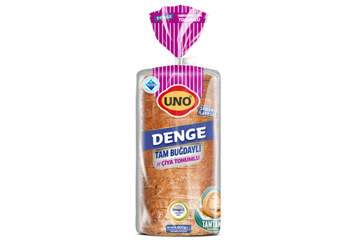 Uno Denge Tam Buğdaylı ve Çiya Tohumlu Ekmek 350 GR nin resmi