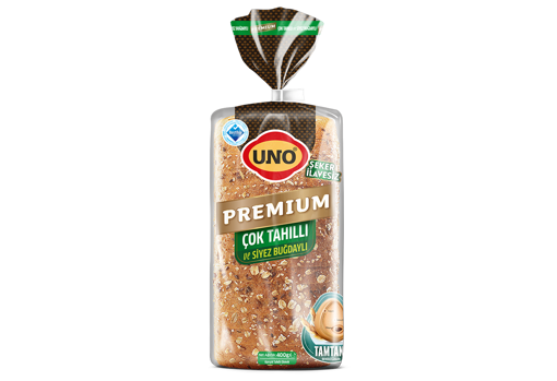 Uno Premium Çok Tahıllı ve Siyez Buğdaylı Ekmek 350 GR nin resmi