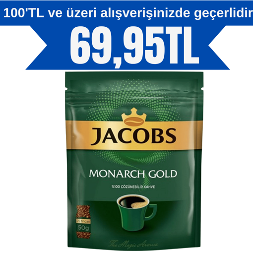 Jacobs Monarch Gold 50 Gr nin resmi