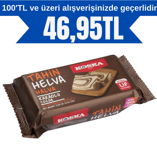 Koska Kakaolu Helva 200 Gr nin resmi