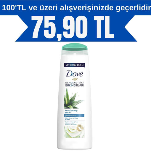 Dove Kepeğe Karşı Aleo Vera Özlü Şampuan 400 Ml nin resmi