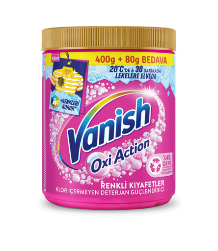 Vanish Kosla Multipower Toz Pembe Deterjan 480 Gr nin resmi