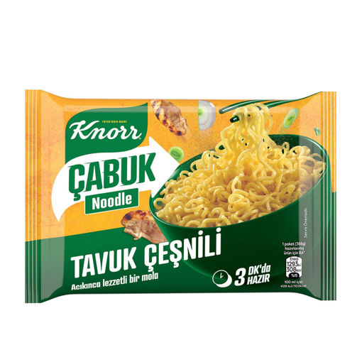 Knorr Tavuk Çeşnili Çabuk Noodle 66 Gr nin resmi