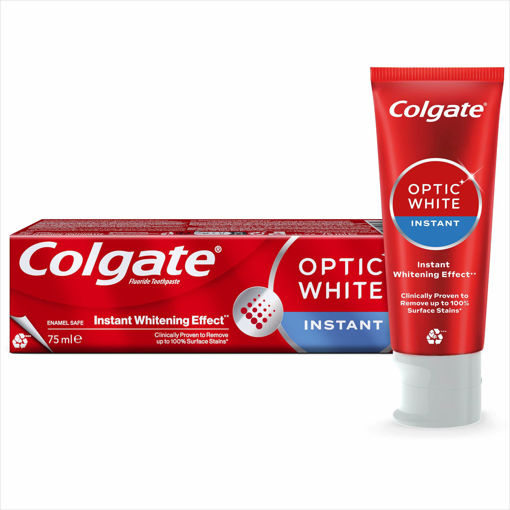 Colgate Optic White Anında Beyazlık 75 Ml nin resmi