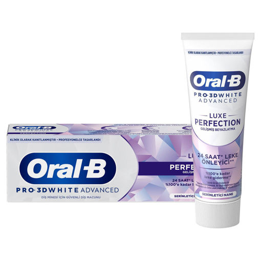 Oral-B Pro 3D White Advanced Luxe Perfection Diş Macunu 75 Ml nin resmi