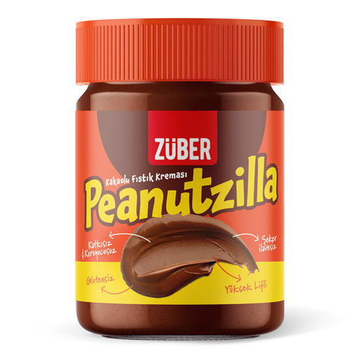 Züber Peanutzilla Kakaolu Fıstık Kreması 315 Gr nin resmi