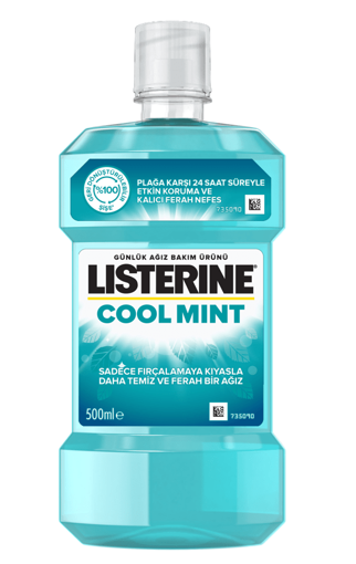 Listerine Cool Mint Nane Aromalı Ağız Bakım Suyu 500 Ml nin resmi