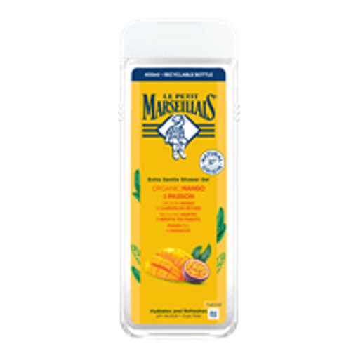Le Petit Marseillais Lpm Organik Mango&Çarkıfelek Meyvesi  Duş Jeli 400 Ml nin resmi