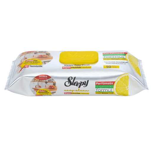 Sleepy Limonlu Mutfak Havlusu 50'li nin resmi