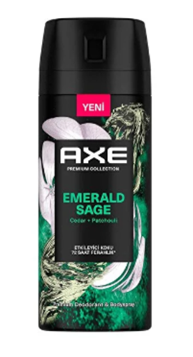 Axe Emerald Sage Deodorant  150 ml nin resmi