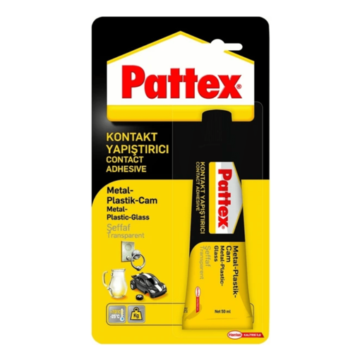 Pattex Metal-Plastik-Cam Kontakt Yapıştırıcı 50 Ml nin resmi