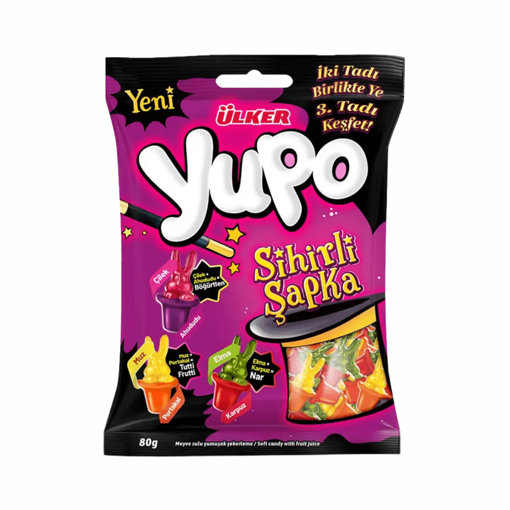 Ülker Yupo Jelly Sihirli Şapka 80 Gr nin resmi