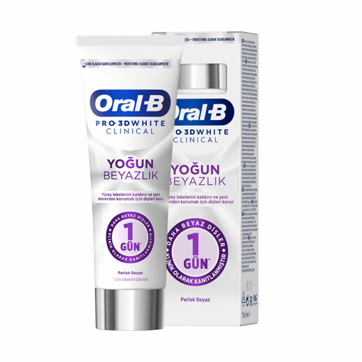 Oral-B Parlak  Beyaz Diş Macunu 75 ML nin resmi