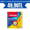 Vileda %30 Mikrofiberli Temizlik Bezi 3'lü nin resmi