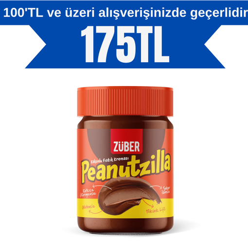 Züber Peanutzilla Kakaolu Fıstık Kreması 315 Gr nin resmi