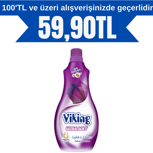 Viking Leylak& Lavanta Ultra Soft Yumuşatıcı 1,4 Lt nin resmi