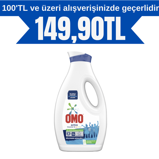Omo Active Sıvı Deterjanı 1690 Ml nin resmi