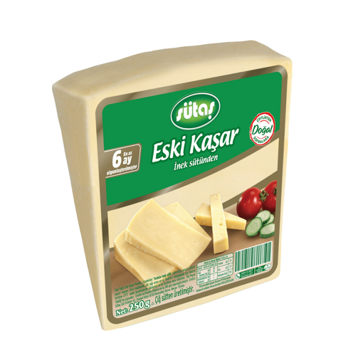 Sütaş Eski Kaşar İnek Peyniri 250 Gr nin resmi